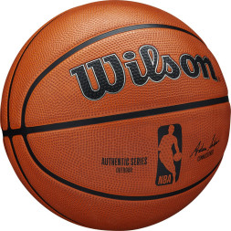 Мяч баск  WILSON NBA Authentic, WTB7300XB07, р 7, резина, оранжевый