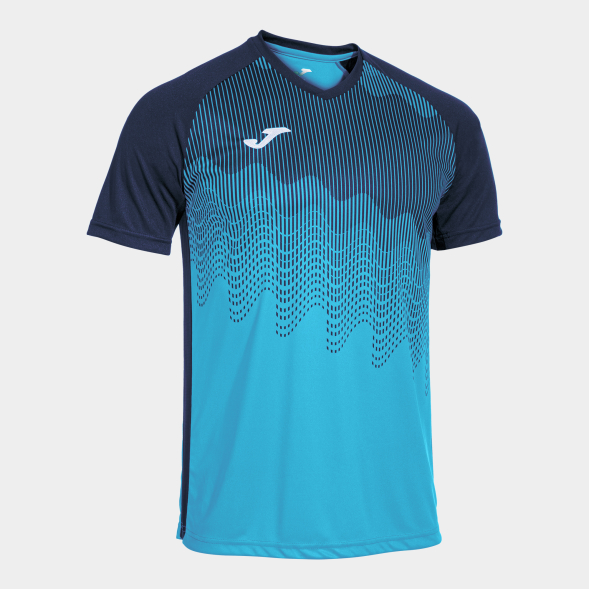 Игровая футболка JOMA TIGER VI TURQUESA FLÚOR MARINO