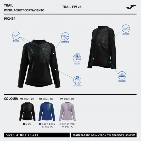 CORTAVIENTOS R-TRAIL NATURE ROSA