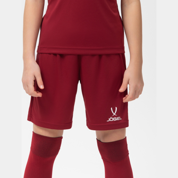 Шорты игровые JÖGEL CAMP Classic Shorts, гранатовый/белый, детский