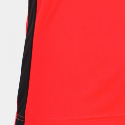 Футболка с коротким рукавом RECORD II Коралловый-черный