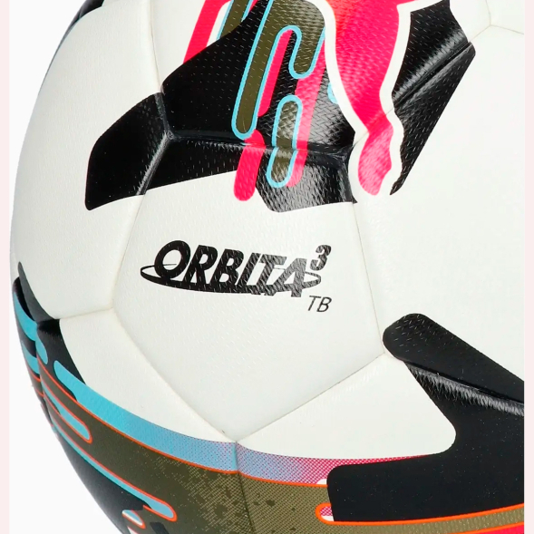 Мяч футб. PUMA Orbita 3 TB FQ, 08432401, р.5, FIFA Quality, 32 пан, ТПУ, термосшивка, бело-мультикол