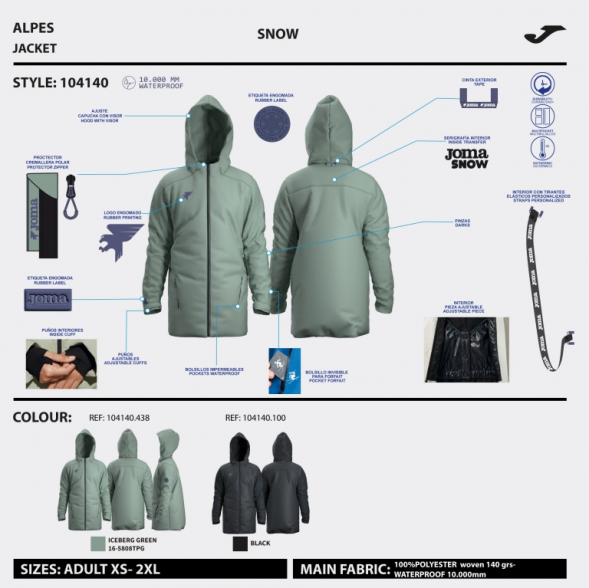 ANORAK ALPES NEGRO