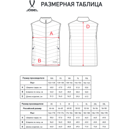 Жилет утепленный JÖGEL ESSENTIAL PerFormPROOF Light Padded Vest, темно-синий