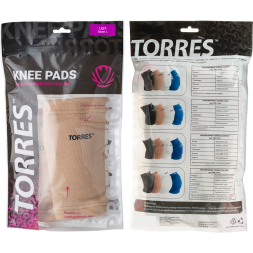 Наколенники спортивные TORRES Light PRL11019M-02, размер M, чёрные