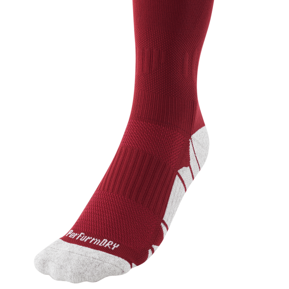 Гетры футбольные JÖGEL Match Socks, гранатовый