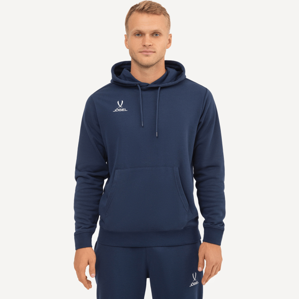 Худи JÖGEL ESSENTIAL Cotton Hoodie, темно-синий