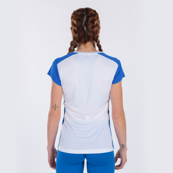 Футболка с коротким рукавом RECORD II Белый-синий