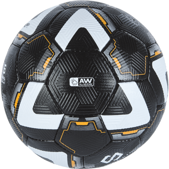 УЦЕНКА Мяч футбольный JOGEL Trinity №5, черный/белый