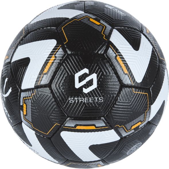 УЦЕНКА Мяч футбольный JOGEL Trinity №5, черный/белый