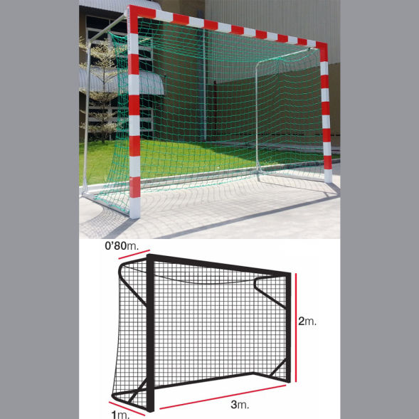 Сетка футзальная/гандбольная El Leon De Oro 11444010000, белый