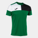 Игровая футболка JOMA CREW V VERDE NEGRO