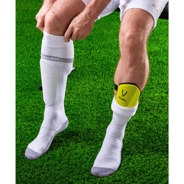 Щитки футбольные JÖGEL JA-201, желтый