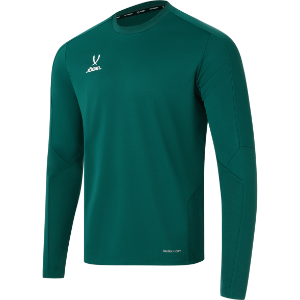 Джемпер тренировочный JÖGEL DIVISION PerFormDRY Pro Training Top, темно-зеленый