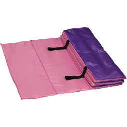 Коврик гимнастический INDIGO SM-042-BLR, cине-красный