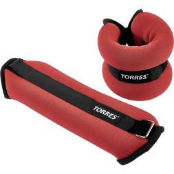 Утяжелители универсальные TORRES PL110181, вес 1кг.