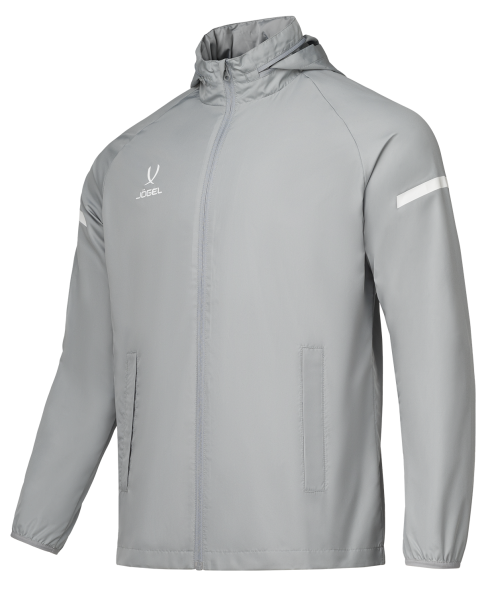 Куртка ветрозащитная JOGEL CAMP 2 Rain Jacket, серый, детский