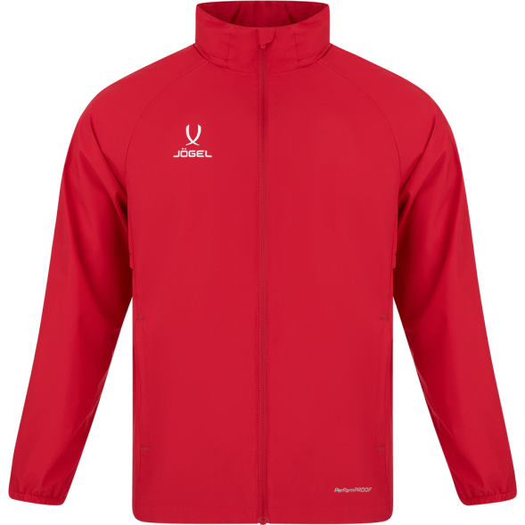 Куртка ветрозащитная JÖGEL PREMIER PerFormPROOF FZ Rain Jacket, красный