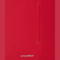 Куртка ветрозащитная JÖGEL PREMIER PerFormPROOF FZ Rain Jacket, красный