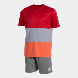 SET KIDS CAMP ROJO GRIS