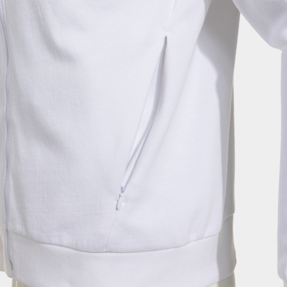 CHAQUETA CON CAPUCHA HEROIC BLANCO NEGRO