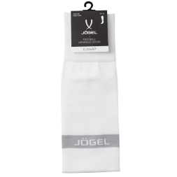 Гетры футбольные JÖGEL CAMP ADVANCED SOCKS, белый/серый