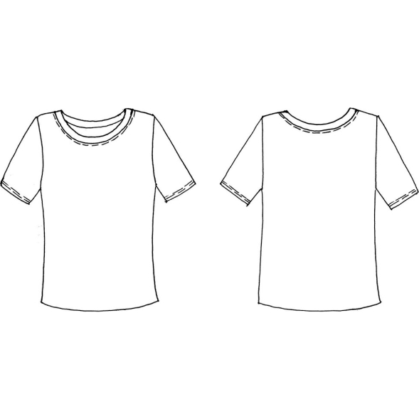 Футболка с коротким рукавом Indigo SM-220-34, размер 34, черный