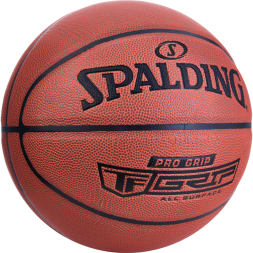 Мяч баск. SPALDING Pro Grip 76874z, р.7, композит. кожа (ПУ) коричневый