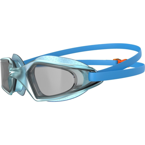 Очки для плав. детск. SPEEDO Hydropulse Jr, 8-12270D658, ДЫМЧАТЫЕ линзы, голуб. оправа