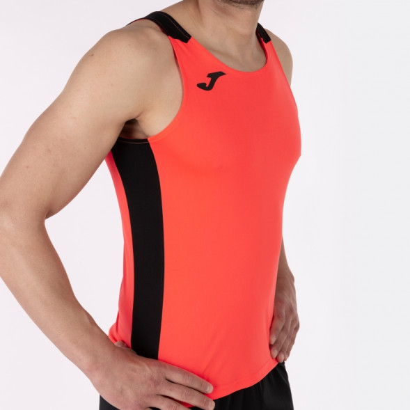 Майка на бретельках JOMA RECORD II Коралловый-черный