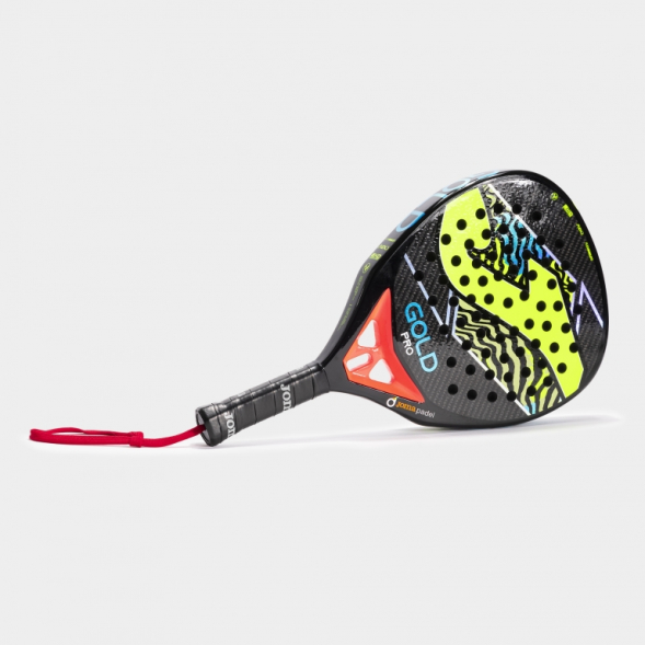 PALA DE PÁDEL GOLD PRO NEGRO AMARILLO FLÚOR