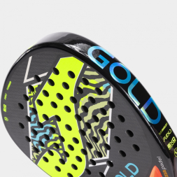 PALA DE PÁDEL GOLD PRO NEGRO AMARILLO FLÚOR