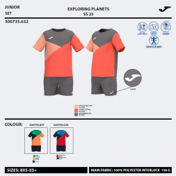 SET KIDS CAMP CORAL GRIS