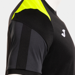 Игровая футболка JOMA DANUBIO NEGRO AMARILLO FLUOR
