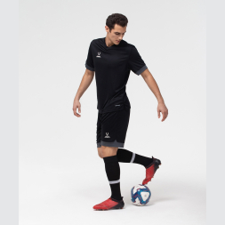 Шорты игровые JÖGEL DIVISION PerFormDRY Union Shorts, черный/темно-серый/белый