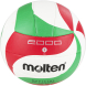 Мяч вол. MOLTEN V5M2000 р. 5, 18 панелей, ПУ, маш.сш, бело-красно-зеленый