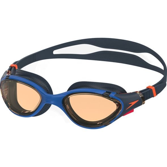Очки для плав. SPEEDO Biofuse 2.0 8-00233201384, ОРАНЖЕВЫЕ линзы, синяя оправа