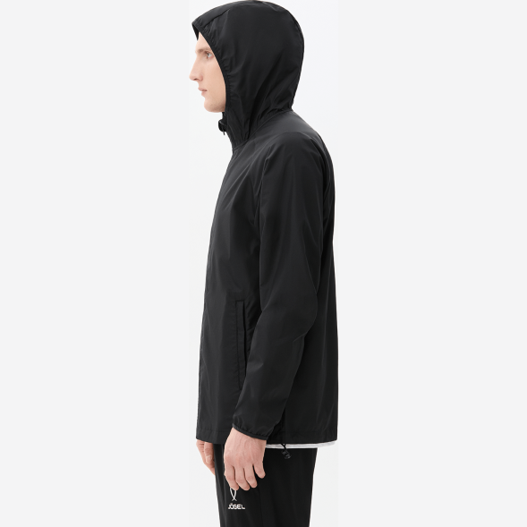 Куртка ветрозащитная JÖGEL CAMP Rain Jacket, черный