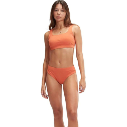 Купальник SPEEDO Textured Deep U-Back Bikinis,8-00387516588, размер 36, российский размер 48, оранжевый