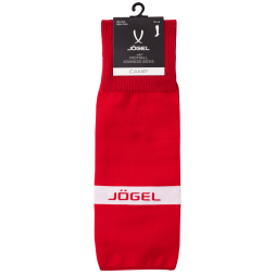 Гетры футбольные JÖGEL CAMP ADVANCED SOCKS, красный/белый