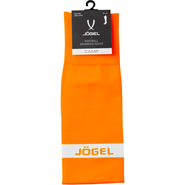 Гетры футбольные JÖGEL CAMP ADVANCED SOCKS, оранжевый/белый