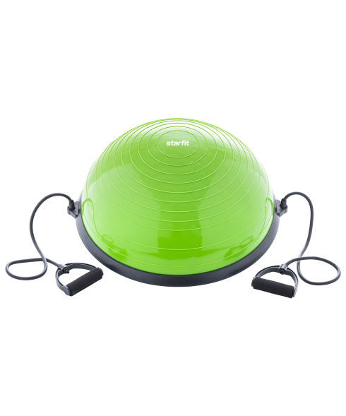 Полусфера &quot;BOSU&quot; GB-501 с эспандерами, с насосом, зеленый