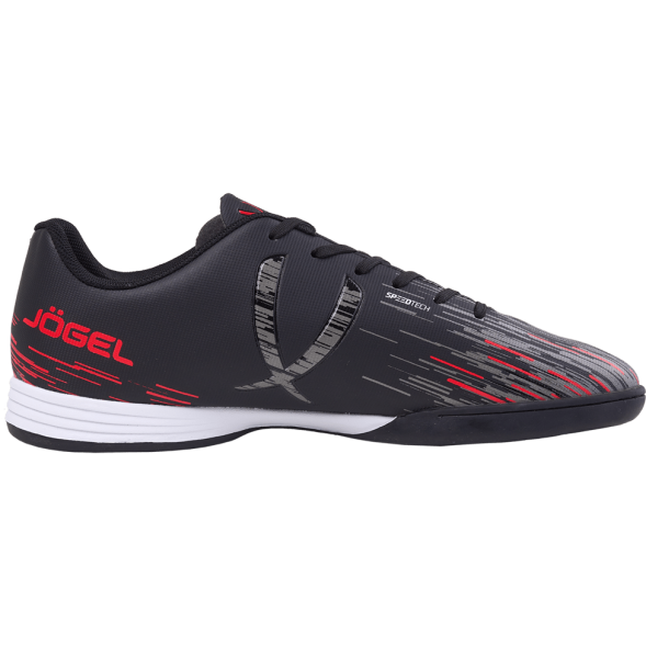 БЕЗ УПАКОВКИ Бутсы зальные JÖGEL Rapido IN Black/grey