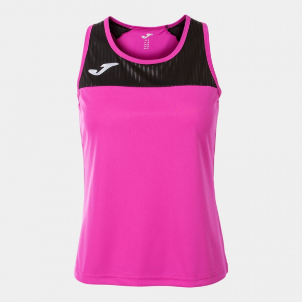 CAMISETA TIRANTES MONTREAL ROSA FLÚOR NEGRO