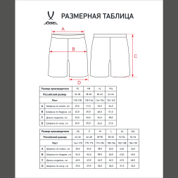 Шорты игровые JÖGEL DIVISION PerFormDRY Union Shorts, голубой