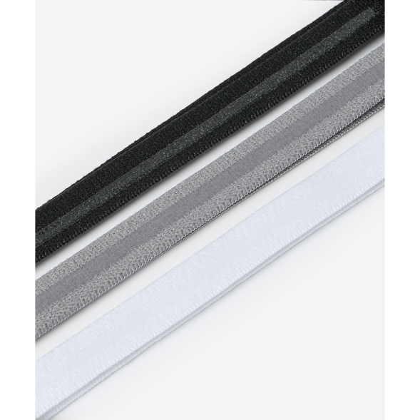 Резинки спортивные на голову JÖGEL CAMP Training Headbands 3 Pack, черный/серый/белый