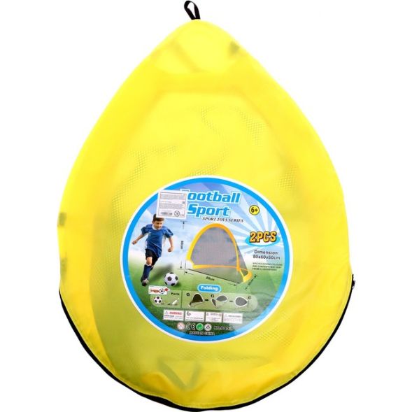 Набор для футбола «Любитель», 80х60х60 см, 2 ворот, мяч, насос