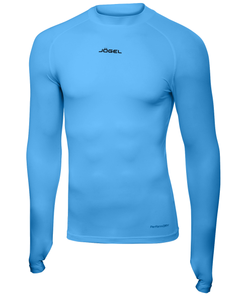 Футболка компрессионная с длинным рукавом JOGEL Camp PerFormDRY Top LS, голубой