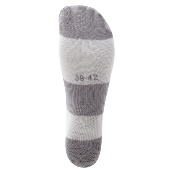 Гетры футбольные JÖGEL CAMP BASIC SOCKS, белый/серый/серый