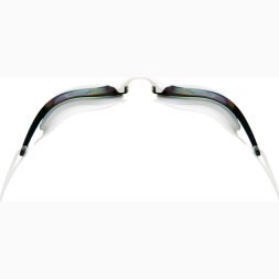 Очки для плав TORRES Pro, SW-32520MR, зерк линзы ,белая оправа,дв рег ремешок